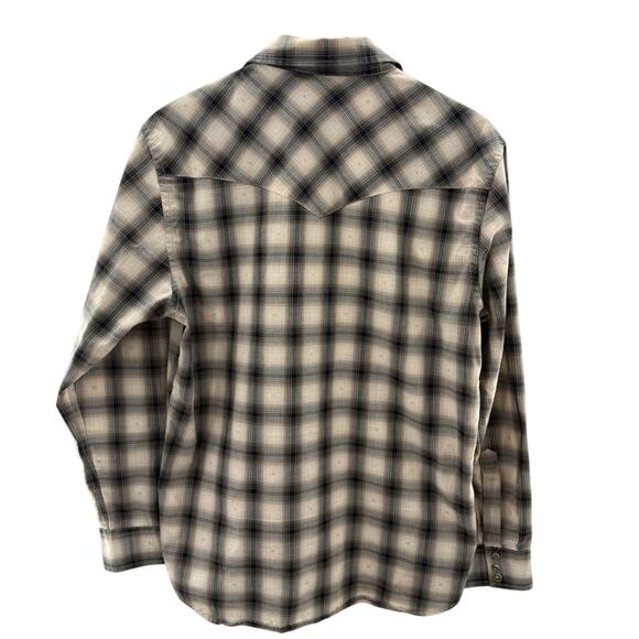 PENDLETON MEN'S FRONTIER PLAID PEARL SNAP-FRONT WESTERN CANYON SHIRT SIZE MEDIUM - Picture 7 of 10
